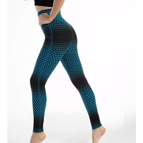 Women Fashion Gradient Leggings Women Comfortable Slim and Hip Lifting Pants High Waist Leggings Regular Woman Pants