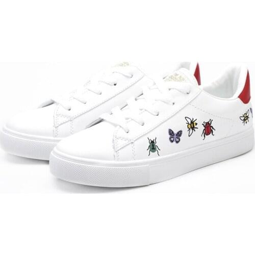 Womens Real Super Fiber Leather Student Shoes Small White Shoes Board Shoes Casual Shoes Lightweight Fabric