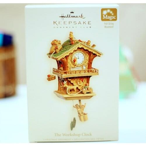 1PCS American out of print collection series HMK Santas workshop pendant Decoration collection Pendant