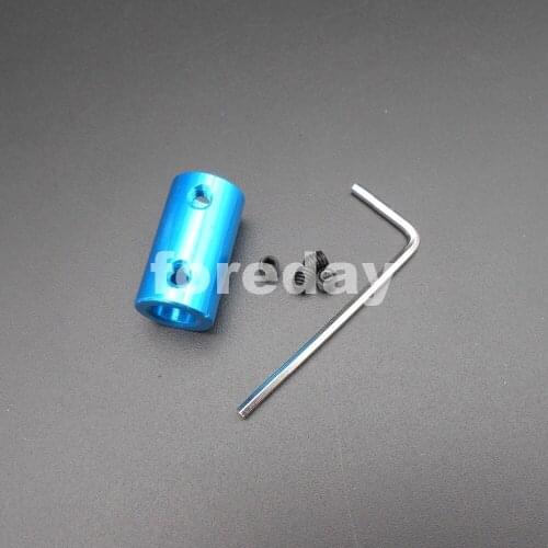 10PCS X 8-8 8MM-8MM Aluminum Flexible Shaft Coupling Rigid Coupler Motor Connector blue Water 8MM +4 Wrenches 14*25mm HQ *FD555