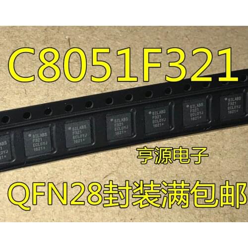 100% New&original C8051F321 C8051F321-GMR QFN-28