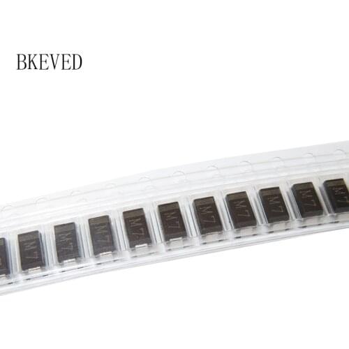 100PCS SMA Rectifier diode 1N4001 M1 1N4004 M4 1N4007 M7 FR107 RS1M FR207 RS2M HER108 US1M SF18 ES1J SF14 ES1D DO-214AC