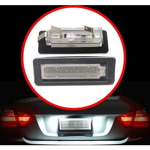 2Pcs Led Number License Plate Light Bulb Error Free Number Plate Lamp For Audi Benz Smart Fortwo W450 W451 W453