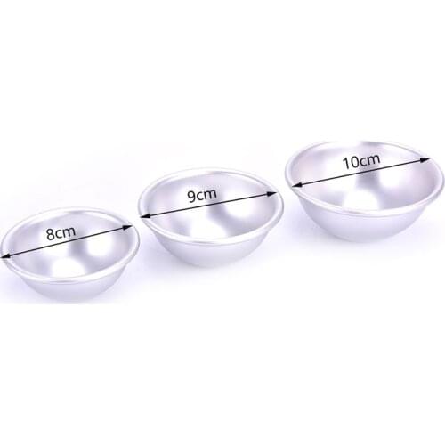 6Pcs/1Pcs/2Pcs Bath Bombs Metal Aluminum Alloy Bath 3D Ball Sphere Shape DIY Bathing Tool Accessories Creative Mold