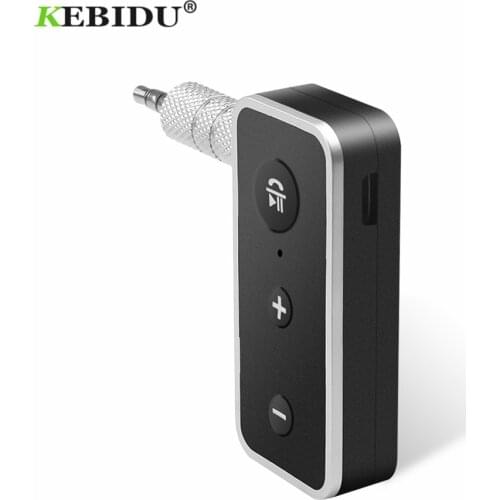 KEBIDU Wireless Bluetooth Receiver Adapter 3.5mm Jack For Car Music Audio Aux Stereo Speaker Bluetooth 5.0 Reciever Handsfree
