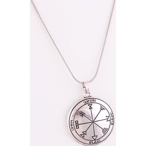 Snake Link Chain Different Patterns Sigils Religions Amulet Solomon Style Viking Necklace Zinc Alloy Dropshipping