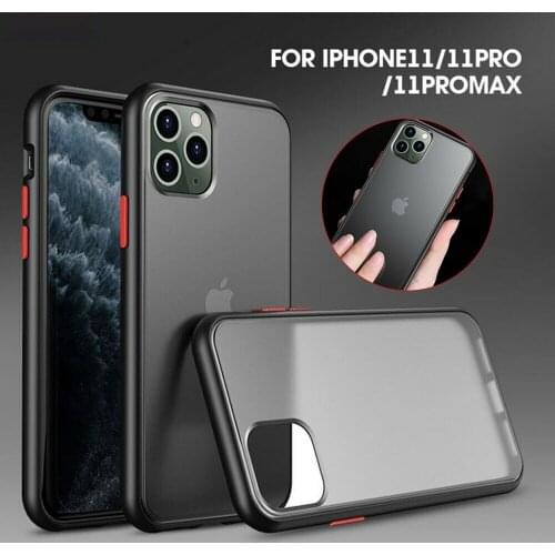 Case For iPhone 11 11 Pro 11 Pro Max Ultra-Thin Hybrid Shockproof TPU Bumper Slim Cover For iPhone X XR XS Max 8 7 6S 6 Plus
