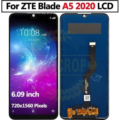 6.09"For ZTE Blade A5 2020 Display Screen A52020 Touch Sensor Digitizer Assembly For ZTE A5 2020 lcd Display Replacement