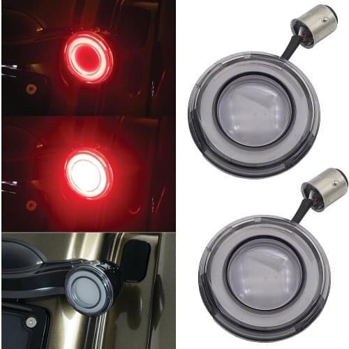 For Harley Touring Sportster XL Softail 2018-2021 Motorcycle 1157 Bullet Style LED Rear Turn Signal Conversions