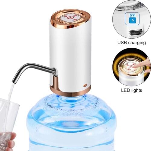 Two Kinds Portable Push-button Wireless Rechargeable Electric Intelligent Water Pump with USB Cable / 304 Stainless Steel Tube