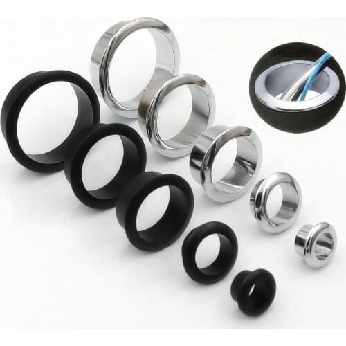 20-60mm Zinc alloy Wire Hole Covers round plug ring for Cabinet ventilation wall Wooden office desktop Cable arrange decorative