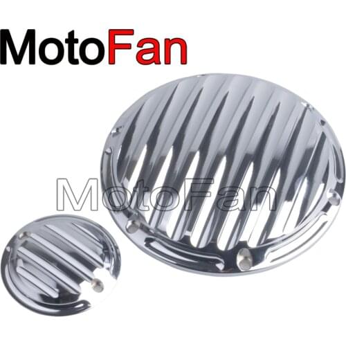 Motorcycle Custom Derby Timer Cover Timing Covers Chrome for Harley Davidson Sportster 883 XLH883 Roadster XL883R Low XL883L