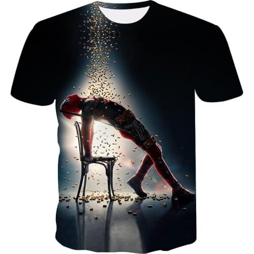 2021 new 3D skull messenger cool mens t-shirt Summer quick-drying casual short-sleeved T-shirt Street fashion brand T-shirt