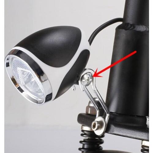 Retro 8"/10" Streamlined Electric Scooter Headlight with Horn 36V/48V Bright LED Metal Chrome Bikes Head Light Cycling