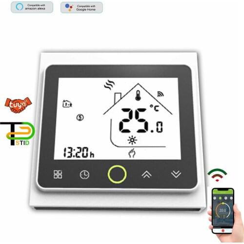 24V 250V 16A Thermostat WIFI Temperature Controller for Infrared Wire, Warm Floor,Substrate Heater RS485 Remote Protocol