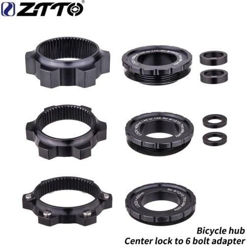 ZTTO Bicycle Rims Hub Center Lock Adapter 6Bolt Disc Brake Boost Hub Spacer 15x100 to15 x 110 Front Rear Washer 12x148 Thru Axle