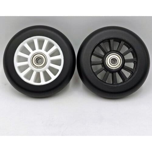 2PCS Ultra-wearable Scooter Wheels 100*24mm Including 608 ABEC-7 Bearings Roller Skate Wheels Parts 83A