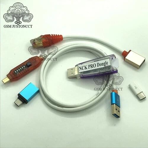 2020 Newest Original NCK Pro Dongle NCK Pro2 Dongl +MUF ALL BOOT CABLE ( NCK DONGLE+UMT DONGLE 2 in1 ) Free Shipping