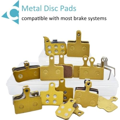 4 Pairs MTB Bicycle Hydraulic Brake Pad Metallic For Shimano Sram Avid Magura Formula Hayes Zoom. Bike parts