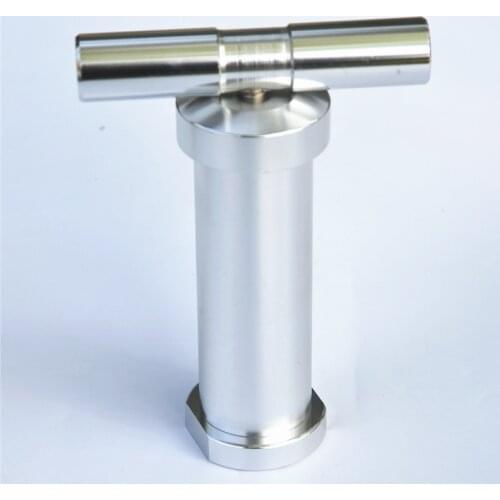 Aluminum Pollen Presser Compressor Press Spice Herb Grinder Tobacco Grinders with Gift Box Hand Crusher Accessories