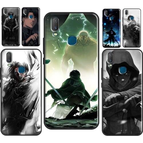 Levi Ackerman Attack On Titan Case For Vivo Y11 2019 V17 Neo V20 SE Y1S Y12 Y17 Y19 Y20 V11 i Y30 Y50 Y70 Y91C Coque
