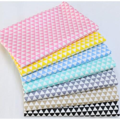 Child 100% Cotton Fabric, Patchwork Cloth, DIY Sewing Quilting Material For Baby Triangular Fabric