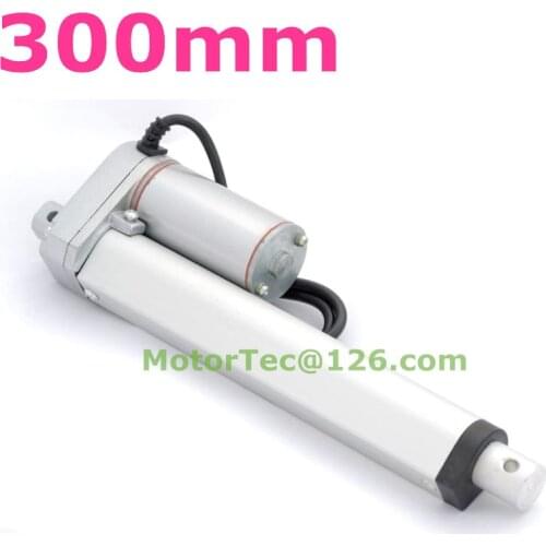New 300mm stroke 100mm/s speed 1500N 150KG load capacity heavy duty 12V 24V linear actuator motor