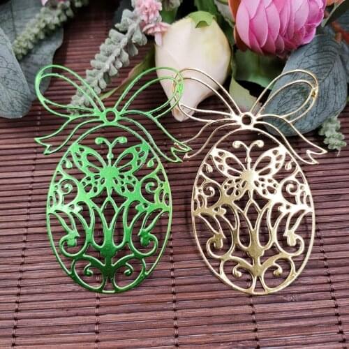 Easter Eggs Butterfly Metal Cutting Dies Stencil Scrapbooking DIY Album Stamp