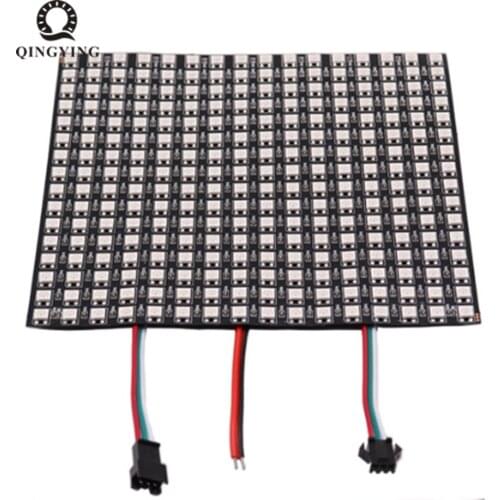 5pcs WS2812B Flexible Pixel 16X16 SK6812 Individuell Adressierbare Digitale led-modul Panel Flexible DIY Display Board DC5V