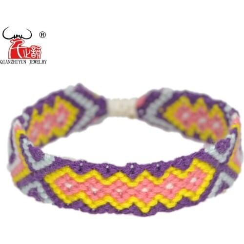 Cotton Friendship Bracelets Anklet Bracelets Bohemia Style Weave Woven String Handmade Bracelet For Women and Men