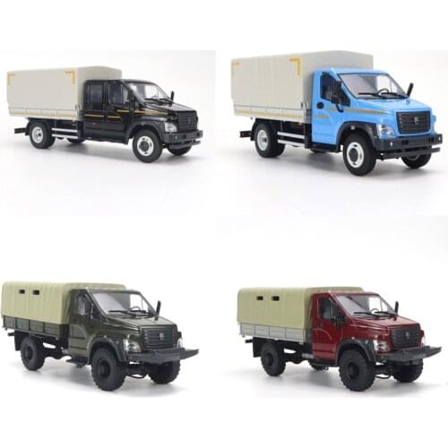 GAZ-C41A21 Transporter Truck Diecast 1/43 Scale Alloy Model Cars DIY Refit Static Collection Soviet Union Gift Toys for Boys