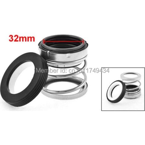Water Pumps Shaft Single Coil Spring Mechanical Seal 32mm Dia 2pcs