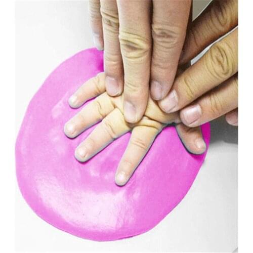 20g Hand Foot Inkpad Soft Clay Print Safe Non-toxic Infant Handprint Footprint Feet Mud Imprint Casting Parent-Child Baby Care