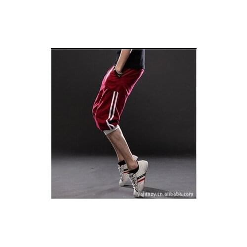 NEW 2020 Outdoor Sport Fitness Running Basketball Shorts mens capri Shorts mens trousers elastic waist hip hop 3/4pants