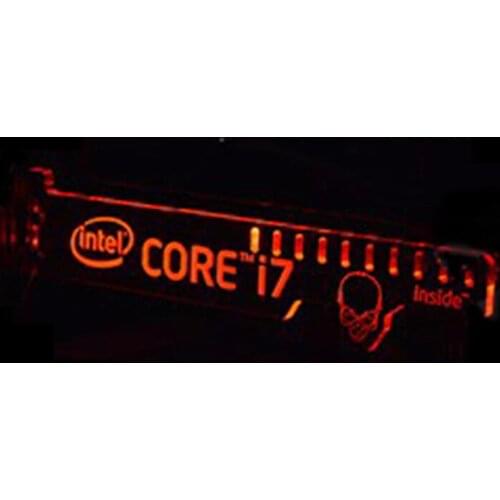 Newest Red G8 Extended Version For CORE i7 inside LED Luminous Computer Main Box Graphics Cards Support Frame Display Card HIS