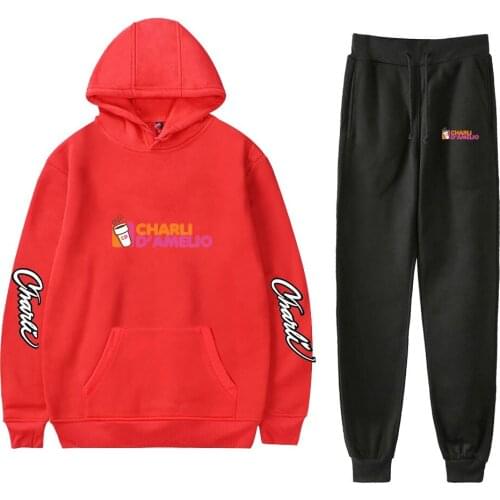 Wholesale Clothing Women Set Newest Charli Damelio Merch Hoodie Sweatshirt Sweatpants Suit Charlie Damelio Shirt Trousers Sets