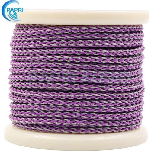 PAPRI 3.28ft/1M 8cores PVC 6N OCC Copper Silver Plated Upgrade Headphone Cable Audio Line AUX DIY Earphone Cables Wire