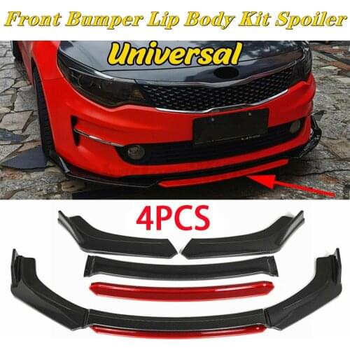 Front Bumper Lip Splitter Spoiler Carbon Fiber For Kia Optima K5 Forte 2011-2021