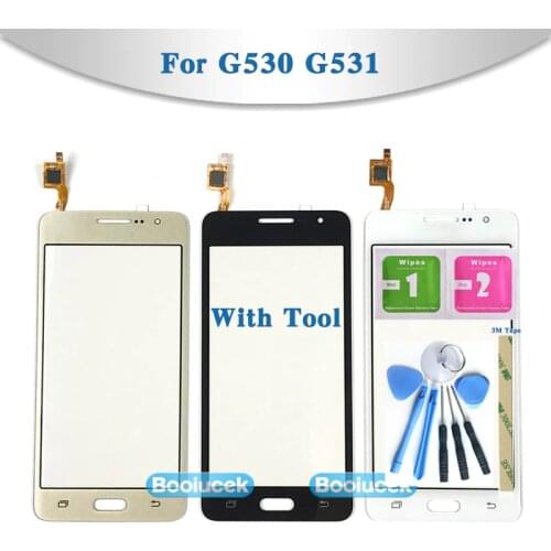 5.0" For Samsung Galaxy Grand Prime Duos G530 G530H G530F G5308 G531 G531H G531F Sensor Touch Screen Digitizer Front Glass Panel