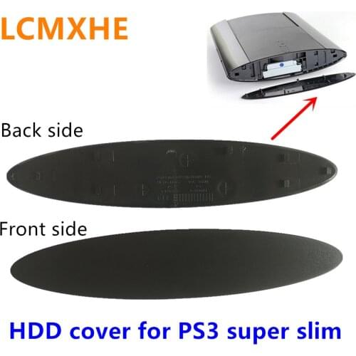 1pc New For PS3 super slim HDD bay Bottom cover shell door for Playstation 3 CECH-400X Series CECH-4012 replacement repair black