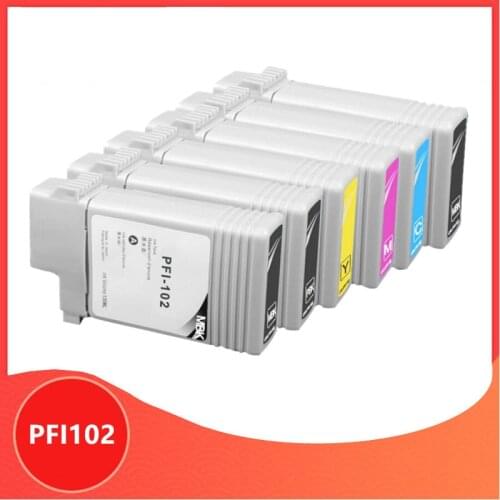 Compatible PFI102 PFI 104 Compatible Ink Cartridge for Canon IPF650 IPF655 IPF750 IPF755 IPF760 IPF765 Printer