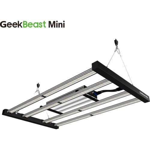 Newest GeekBeast Mini 480W LED Grow Light Bar LM301H Full Spectrum Indoor Veg Flower Lamp Meanwell Driver Zero Noise WaterProof