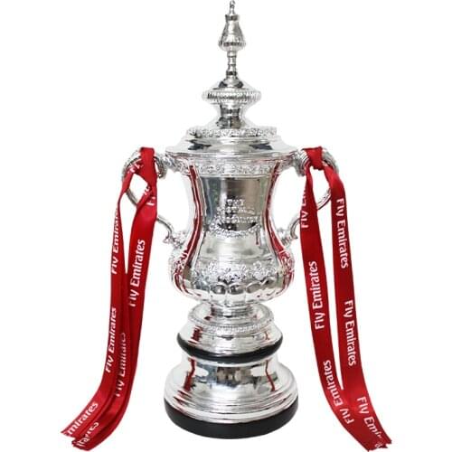 The FA Trophy Cup 2020-21 Season LEICESTER CITY Champions Trophy The Football Association Challenge Cup Trophies for Fans