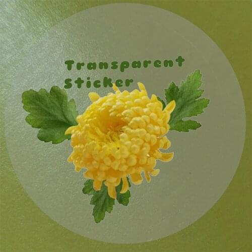 Vinyl Transparent Sticker Label Printing Custom for Packing Box