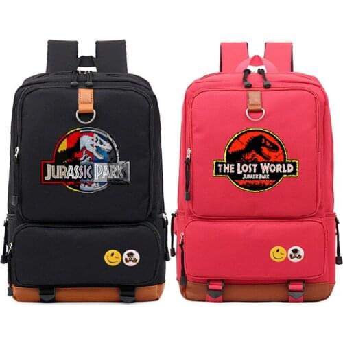 Hot sale Jurassic Dinosaur Skull Fossil Boy Girl School Bag Women Bagpack Teenagers Schoolbags Canvas Men Student Backpack
