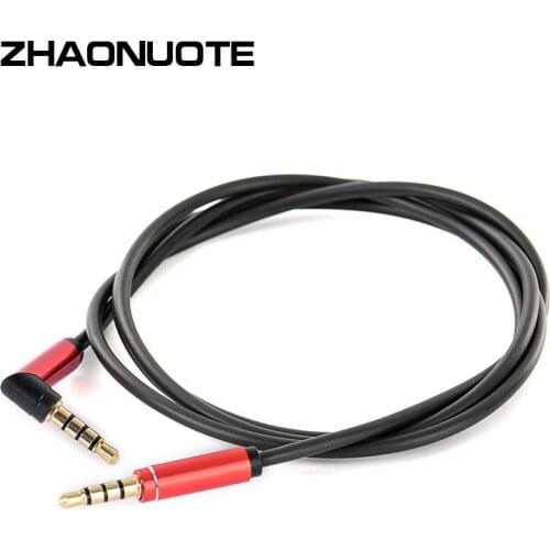 10pcs 4 Section Gold-plated 3.5mm Public AUX Car Audio Cable Elbow Pure Copper Mobile Phone Computer Counter Recording