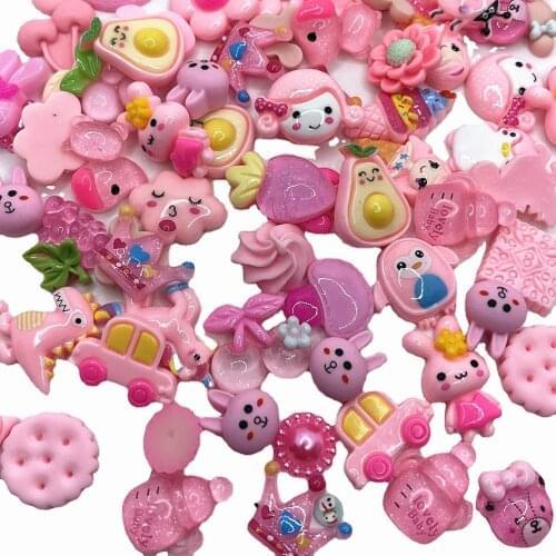 10/30Pcs Cute Mixed Mini Cartoon Animal Flat Back Resin Cabochons Scrapbooking DIY Jewelry Craft Decoration Accessories U PICK