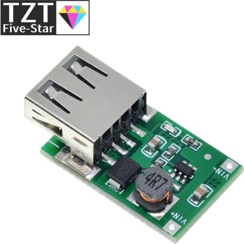 2V-5V To 5V 1200MA USB Output Boost Converter Mini DC-DC Step-up Power Module Lithium Battery Charger Board For Phone Camera