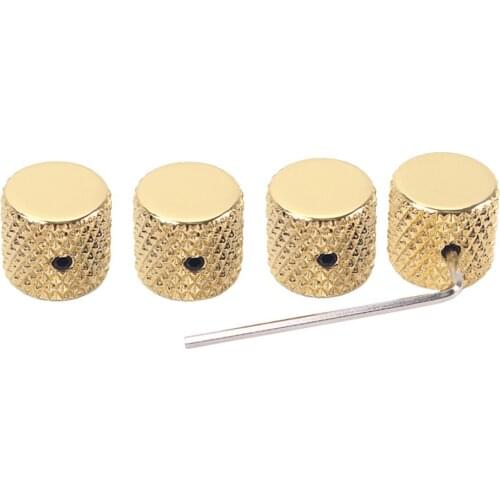 4pcs Gold Color Electronic Control Potentiometer Knob Volume Control Knobs
