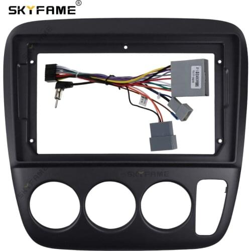SKYFAME Car Frame Cable For HONDA CRV 1997-2004 Android Big Screen Dask Kit Fascia Frame